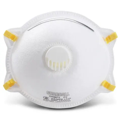 GUARDALL Disposable Respirator P2 w. Valve - 10 Pack GRMP2B10