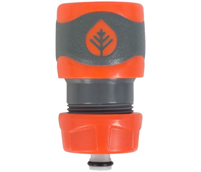 Pope 12mm Comfort Grip Hose Connector with Stop Valve
