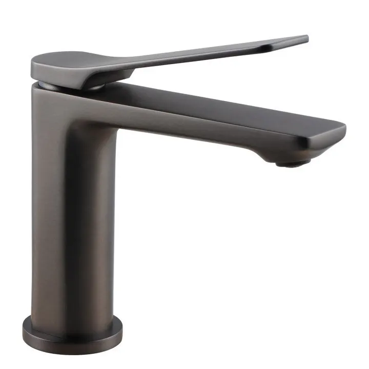 RUSHY Brushed Gunmetal Basin Mixer