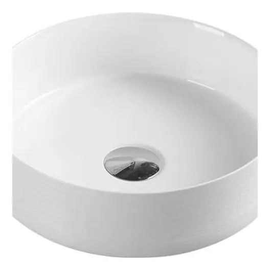 MERCIO Sasso 34 Counter-top Round Basin - Matt White