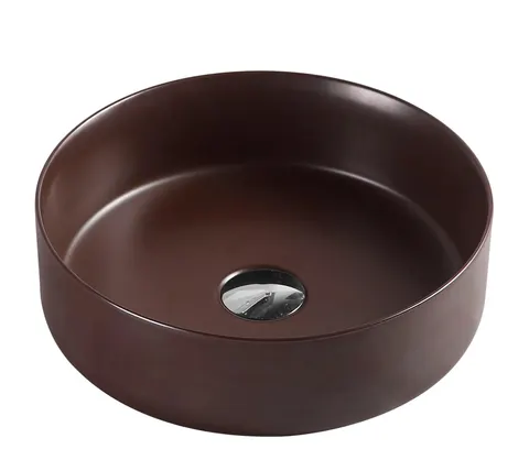 MERCIO Sasso 34 Counter-top Round Basin - Cappuccino