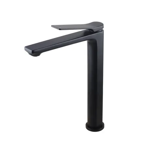 RUSHY Black Basin Mixer