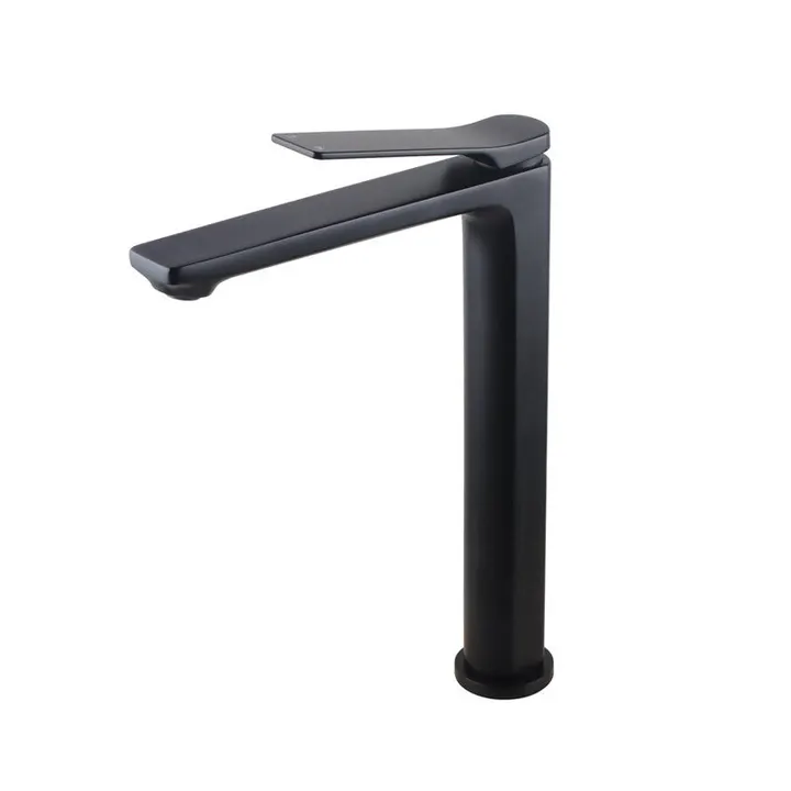 RUSHY Black Basin Mixer