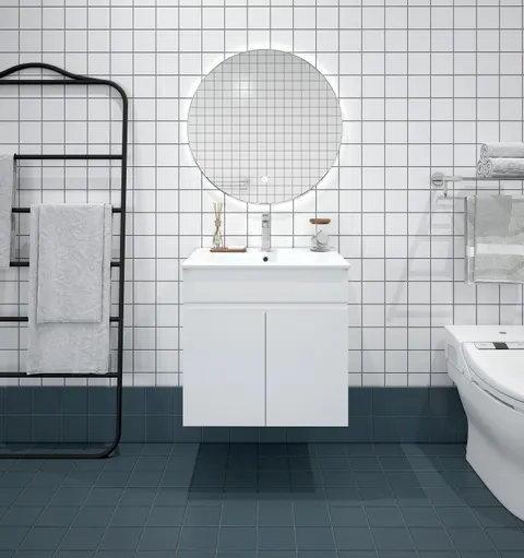 BIANCA 600mm PVC wall-hung vanity