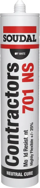 Soudal Contractors 701 NS silicone 300ml cartridge