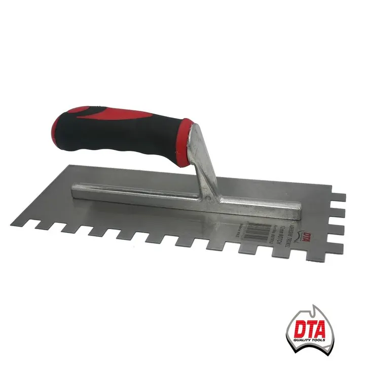 DTA Adhesive Trowel 10mm with Rubber Handle