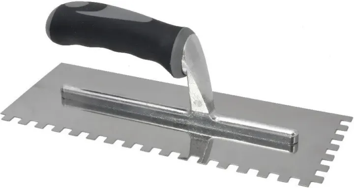 DTA Trowel s/Steel - Adhesive 4MM WITH Rubber Handle