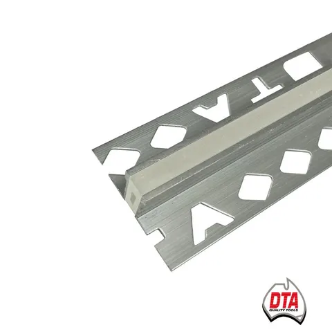 DTA Aluminium Neoprene Expansion Joint 3m x 10mm x 6mm Grey