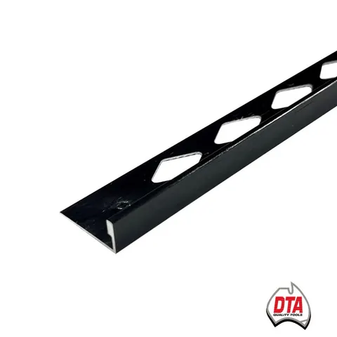 DTA Spectrim L-shape angle 11mm brushed black