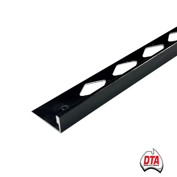 DTA Spectrim L-shape angle 11mm brushed black