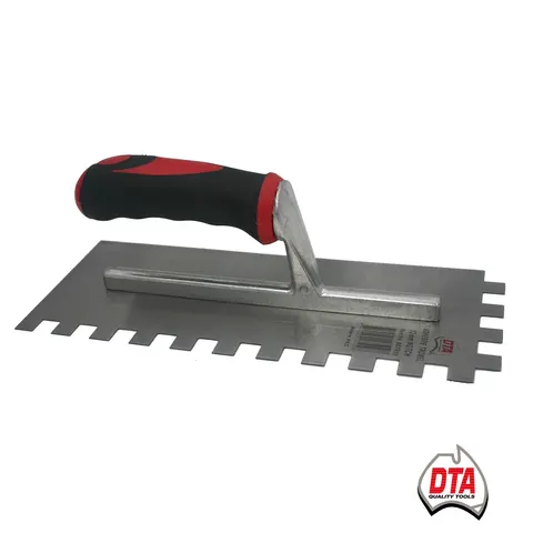 DTA Renovator Series Adhesive Trowel with Rubber Handle 12mm