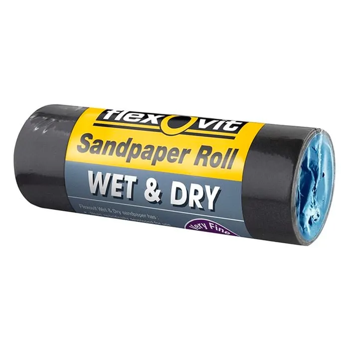 Flexovit 1200 grit wet and dry sandpaper roll