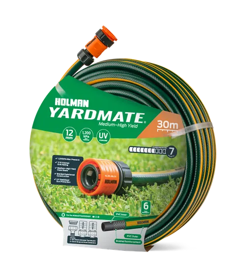 Holman Yardmate 12mm x 30m garden hose