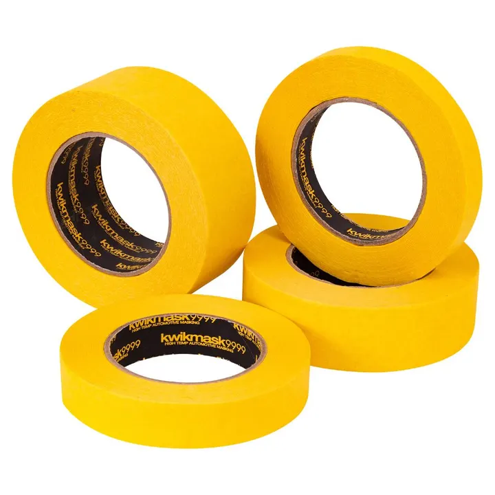 Kwikmask 9999 yellow automotive masking tape roll