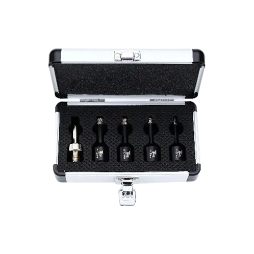 Lexem M14 dry diamond drill bit set