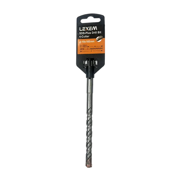 Lexem SDS-Plus Drill Bit 4-Cutter (Variety Sizes)