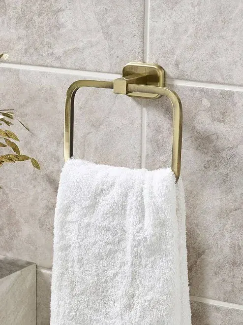 Next Gold Tone Garda Towel Ring