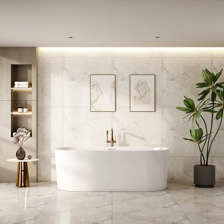ISEO 1700mm freestanding bathtub