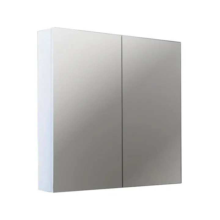 MDF shaving cabinet 600mm gloss white