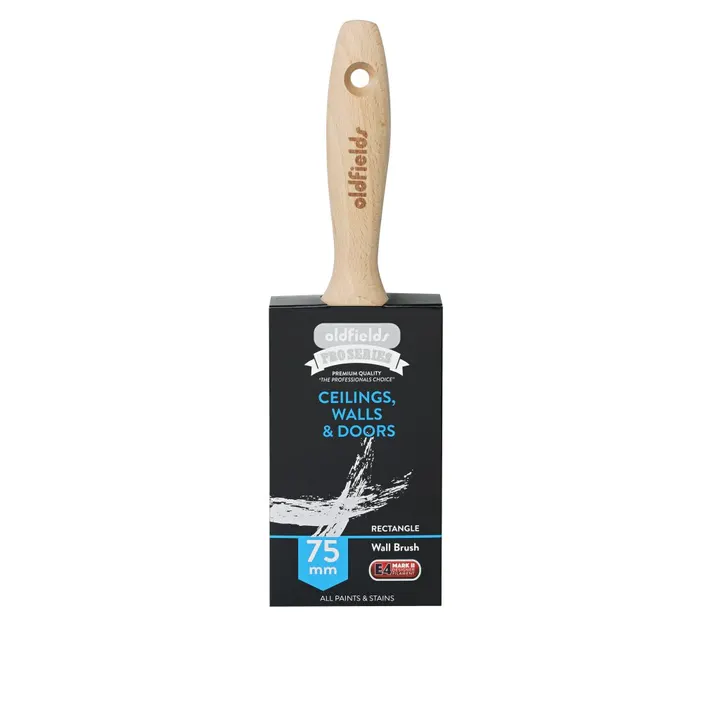 Oldfields Pro Series rectangle wall brush (75mm shown, same range)