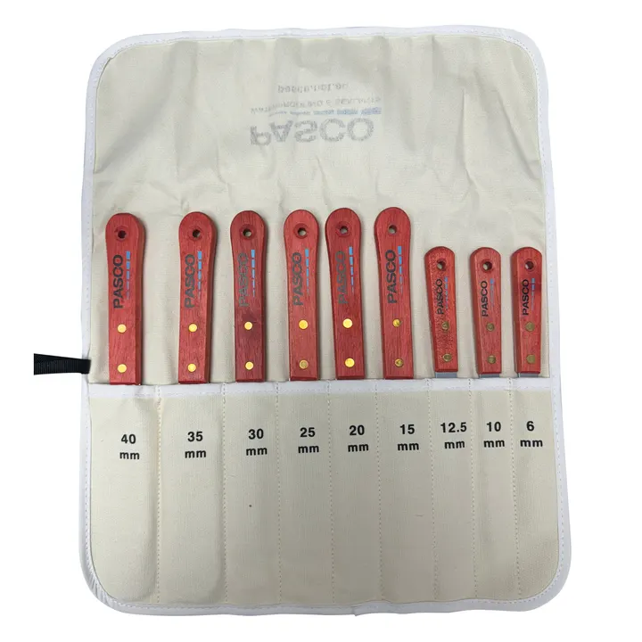 Pasco caulking knife set 9pc