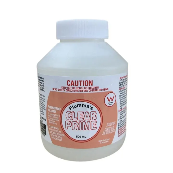 Stormwater Priming Fluid PVC Clear 250ml For Glue Repair Joining Pipe Plumbing