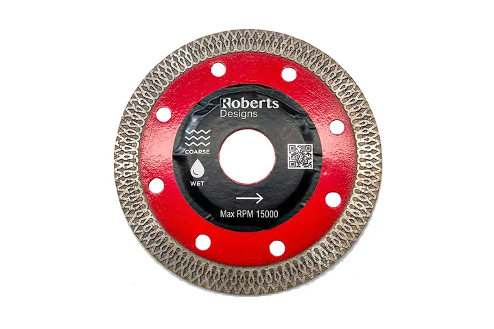 Roberts Designs Mesh Rim Diamond Blade - Red 105mm