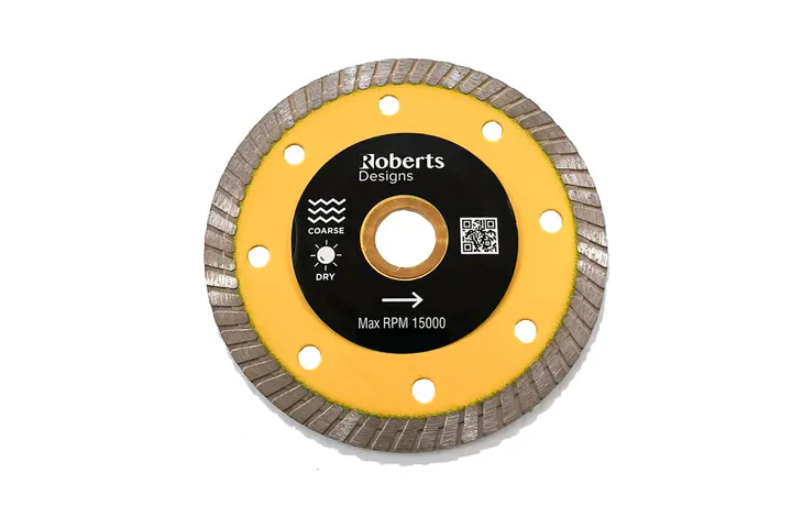 Roberts Designs Turbo Diamond Blade - Yellow 105mm