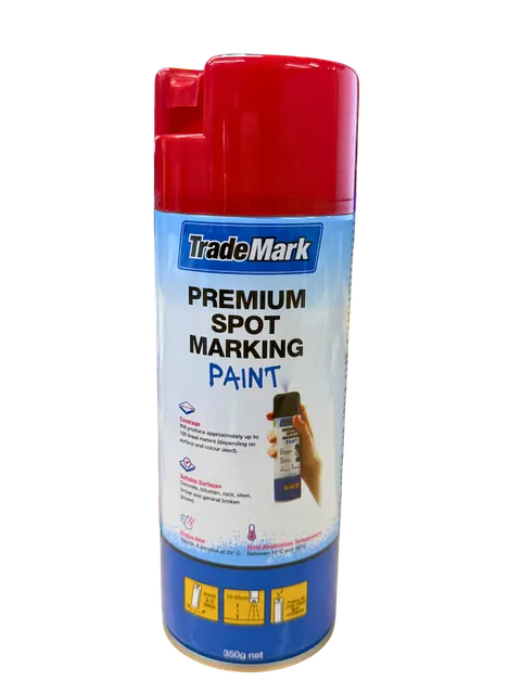 TradeMark Premium Spot Marking Paint 350g (Variety Colours)