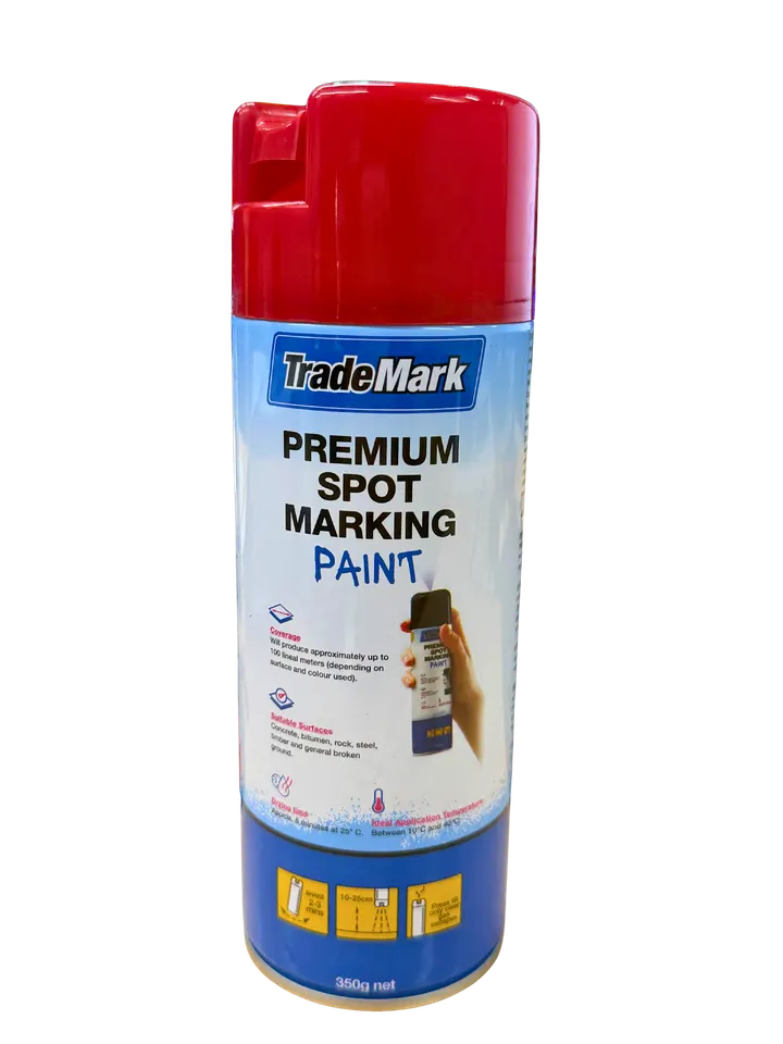 TradeMark Premium Spot Marking Paint 350g (Variety Colours)