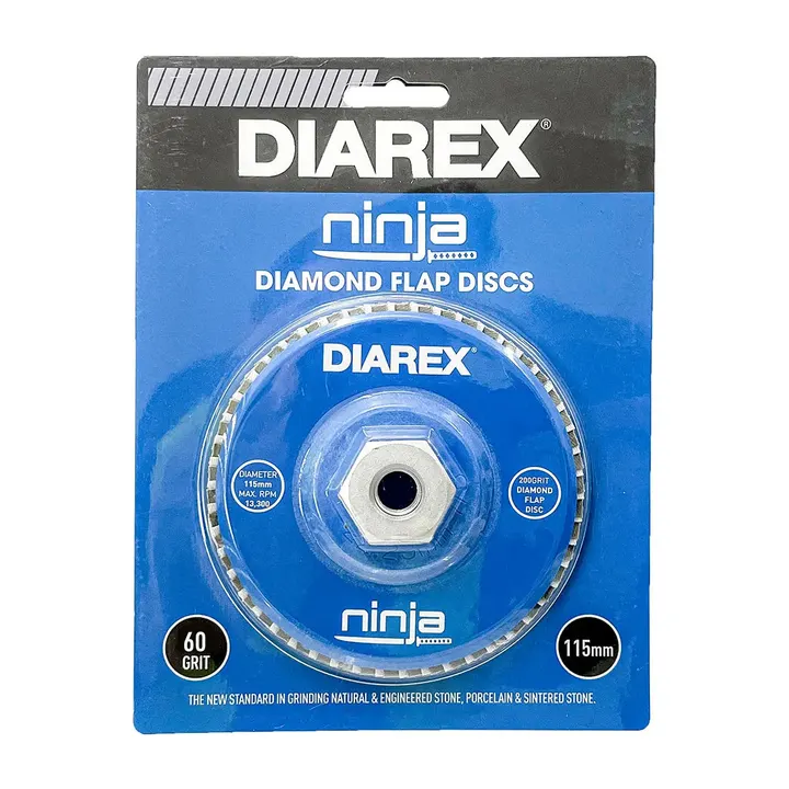 Diarex Ninja Diamond Flap Disc 115mm 60 Grit